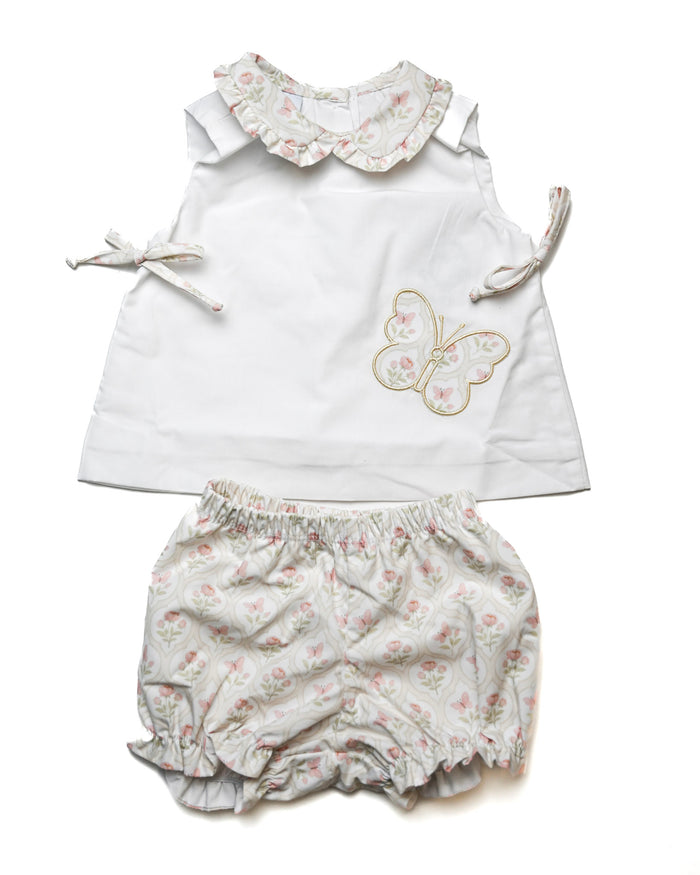 Butterfly Garden | Sleeveless Bloomer Set