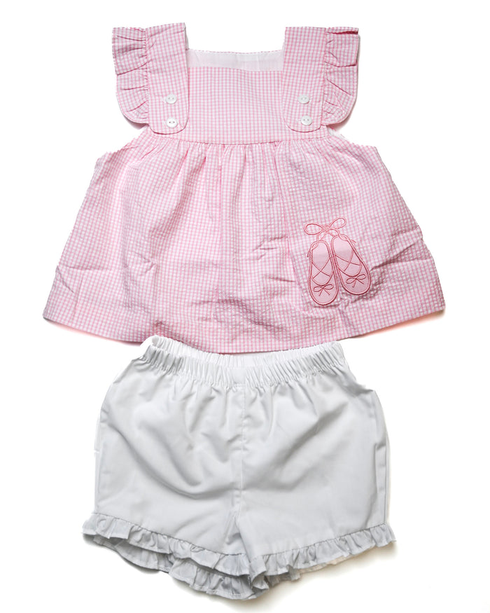 Blush Ballet | Sleeveless Bloomer Set