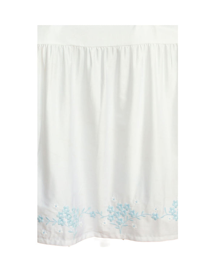 Little Blossom | Crib Skirt (Blue)