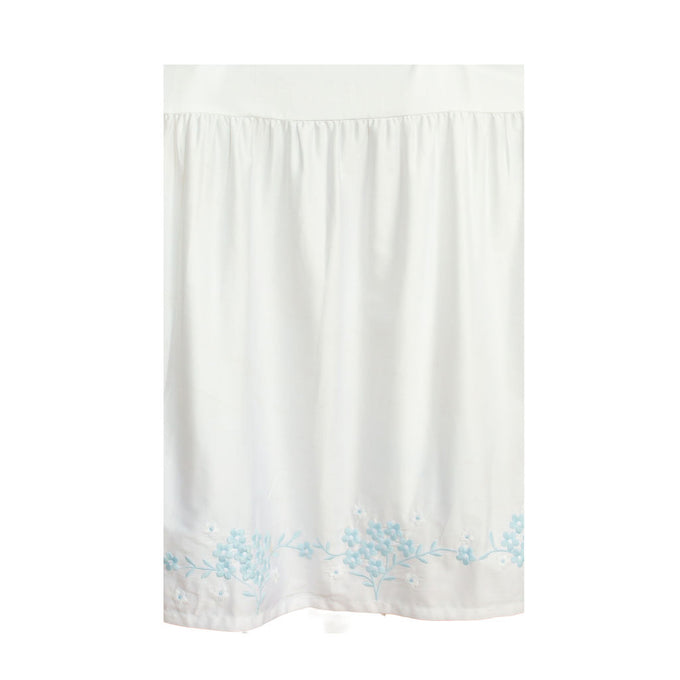 Little Blossom | Crib Skirt (Blue)