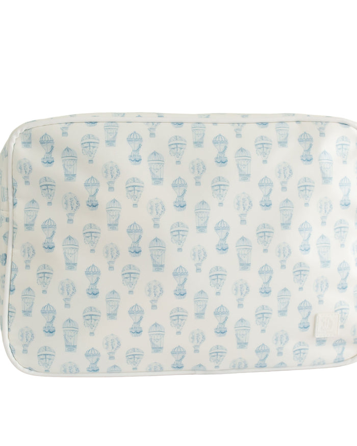 Little Explorer | Large Cosmetic Pouch (Blue)