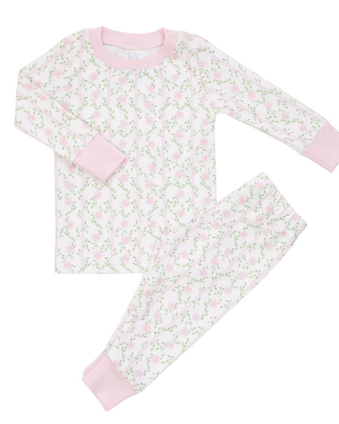 Rosy Trellis | Long Pajamas