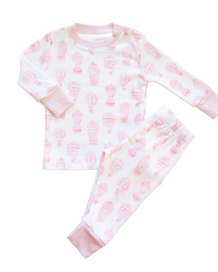 Little Explorer | Baby Long Pajamas (Pink)