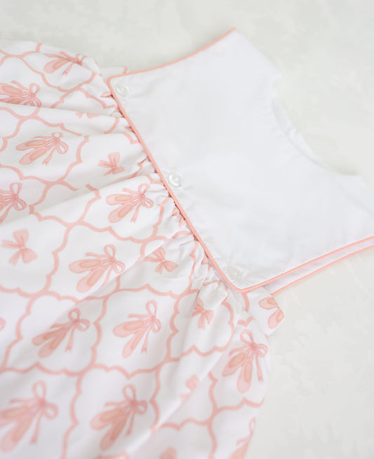Rosy Ribbons | Sleeveless Dress