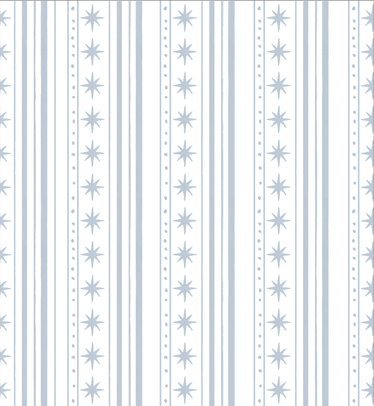 Starlight Stripes | Digital Print (Blue)