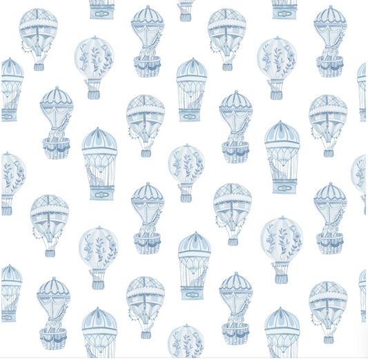 Little Explorer | Blue Crib Sheet