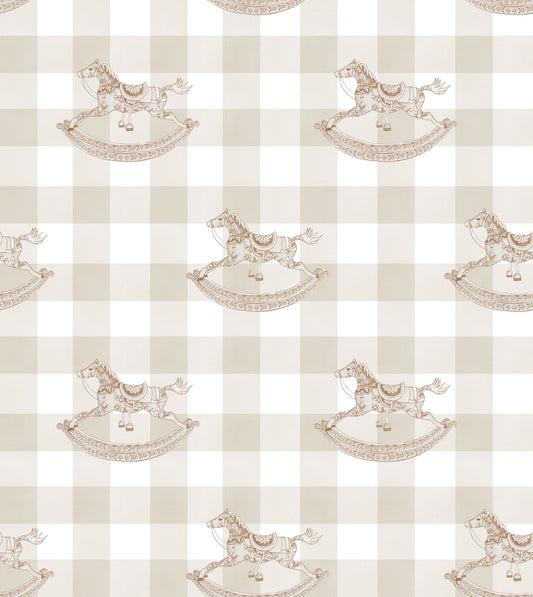 Pony Parlor | Digital Print (Brown)