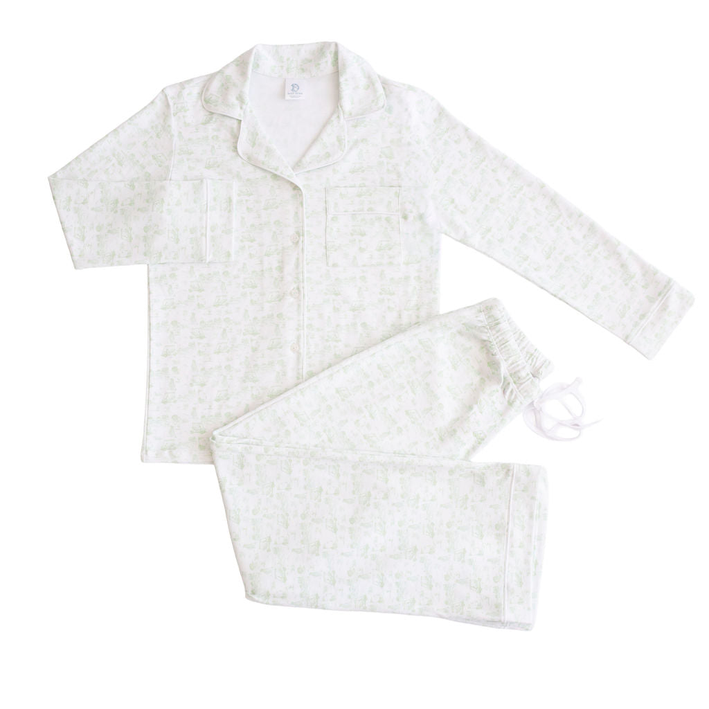 Fairway Toile | LS Long Pajama Set (Women's)