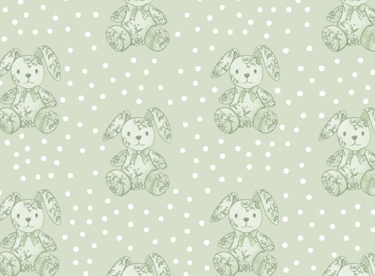 Timeless Teddies | Digital Print (Green)