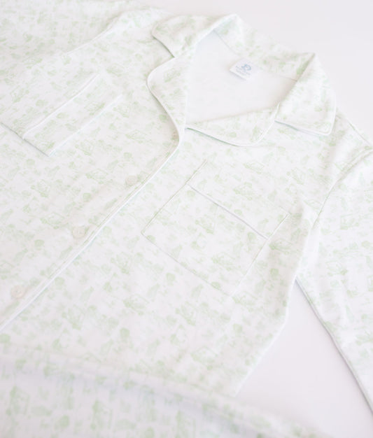 Fairway Toile | LS Long Pajama Set (Women's)