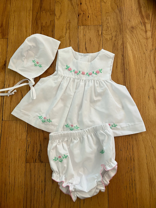 6M Bloomer Set + Bonnet