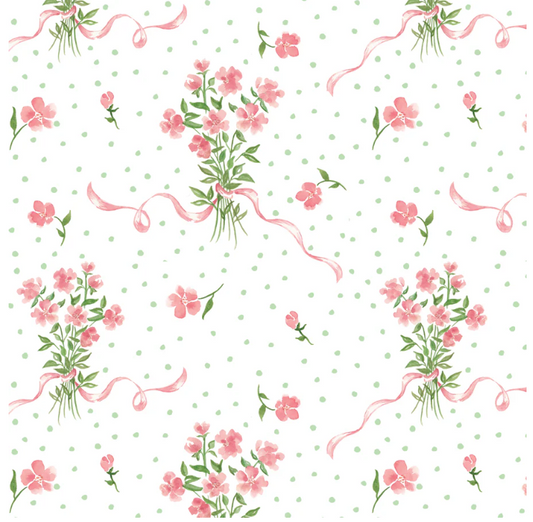 Pink Posies | Flutter Sleeve Dress