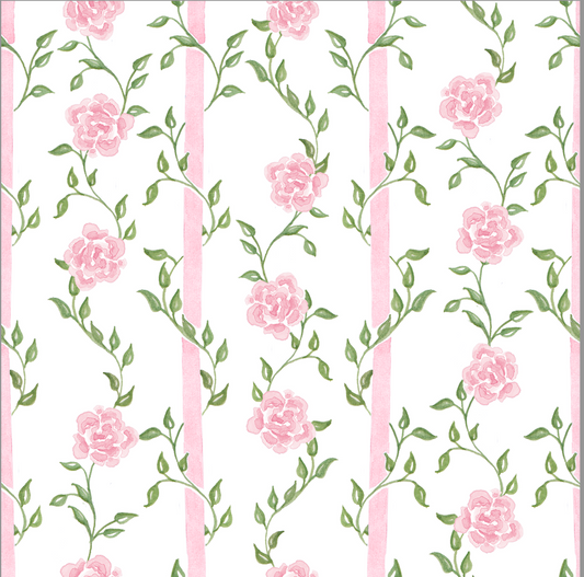 Rosy Trellis | Long Sleeve Bubble