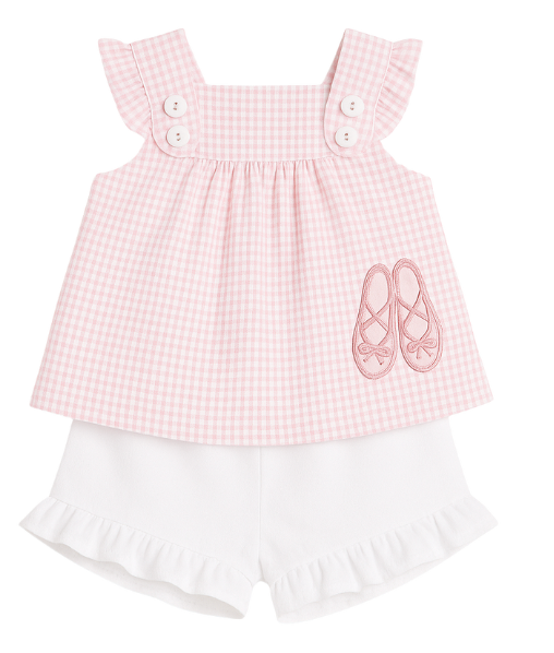 Blush Ballet | Sleeveless Bloomer Set