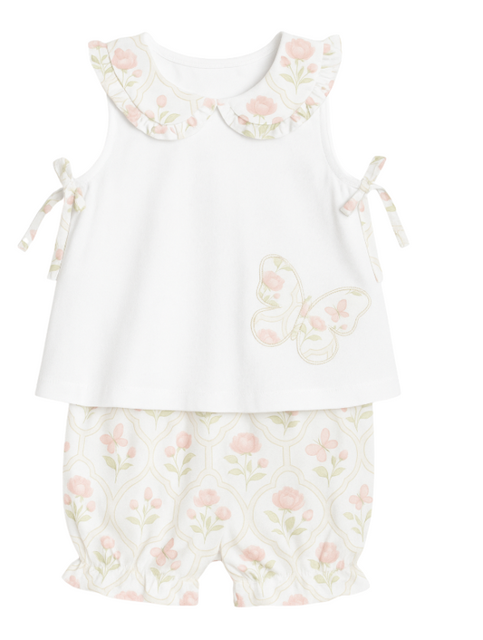 Butterfly Garden | Sleeveless Bloomer Set