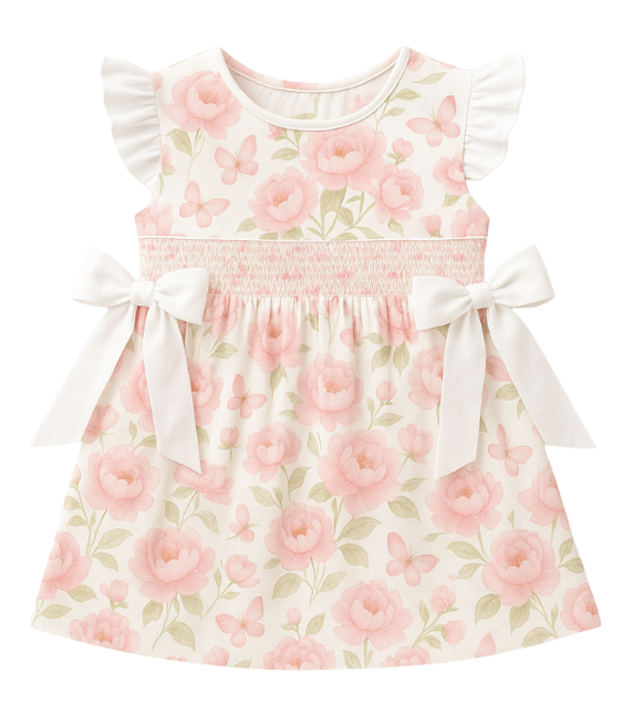 Margarets Garden | Flutter Sleeve Dress