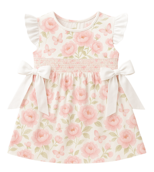 Margarets Garden | Flutter Sleeve Dress