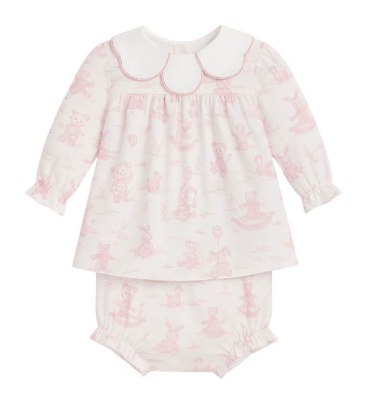 Vintage Toile | Long Sleeve Bloomer Set