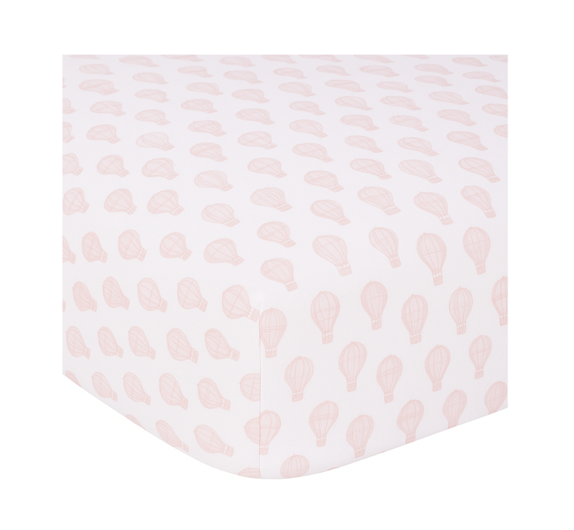 Little Explorer | Pink Crib Sheet