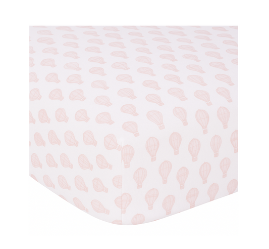 Little Explorer | Pink Crib Sheet