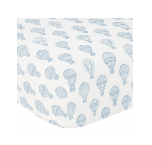 Little Explorer | Blue Crib Sheet