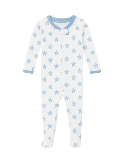 Celestial Linework | Footie (Blue)