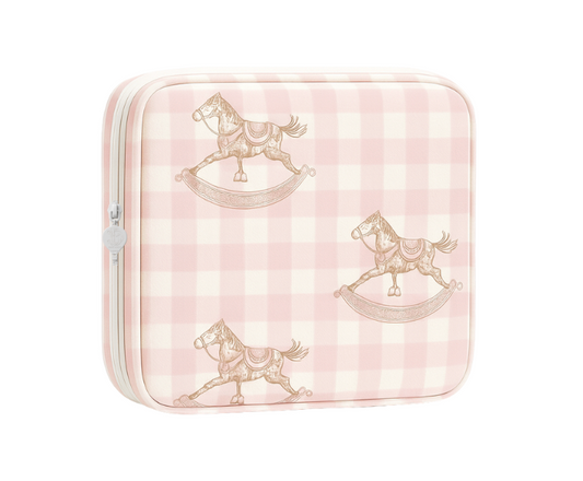 Pony Parlor  | Small Cosmetic Pouch (Pink)