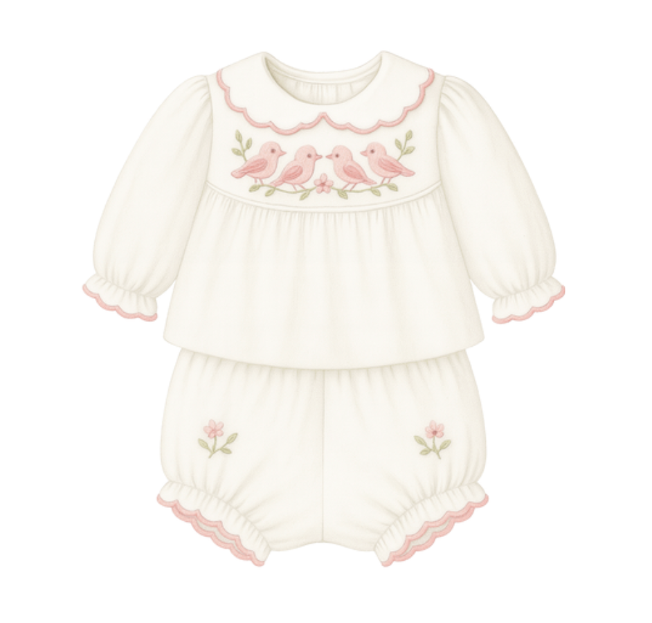 Songbird | Long Sleeve Bloomer Set