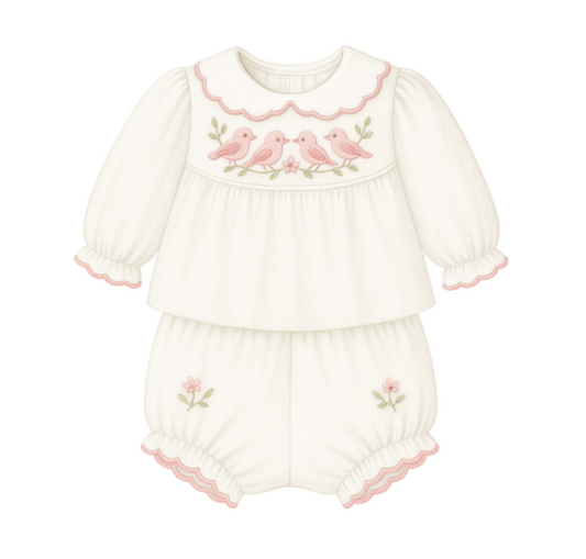 Songbird | Long Sleeve Bloomer Set