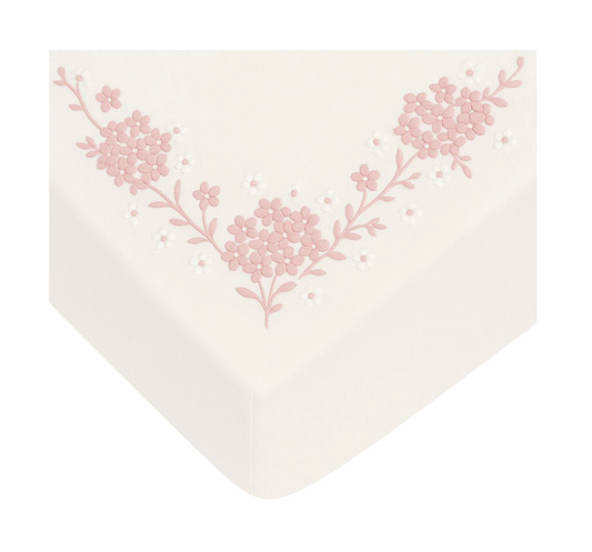 Little Blossom | Crib Sheet (Pink)