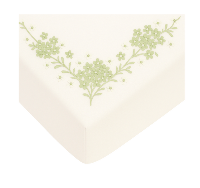 Little Blossom | Crib Sheet (Green)