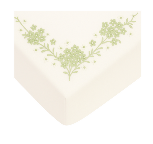 Little Blossom | Crib Sheet (Green)