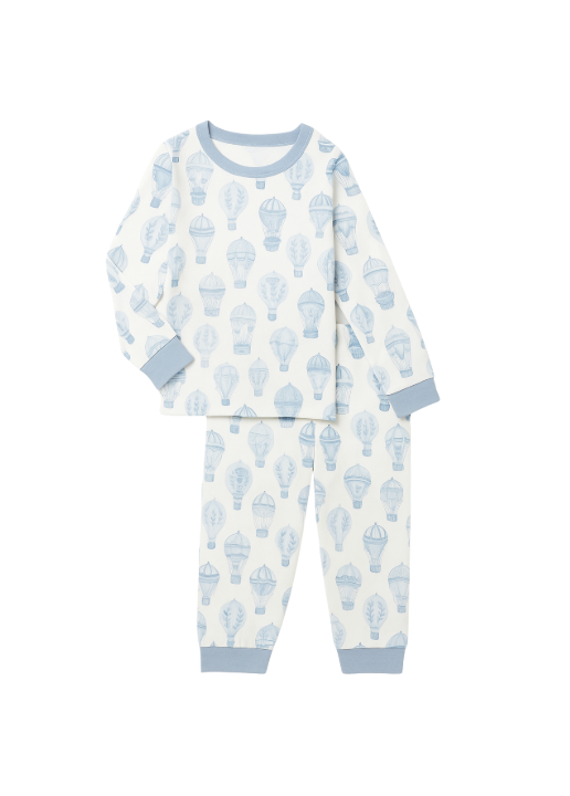 Little Explorer | Long Pajamas (Blue)