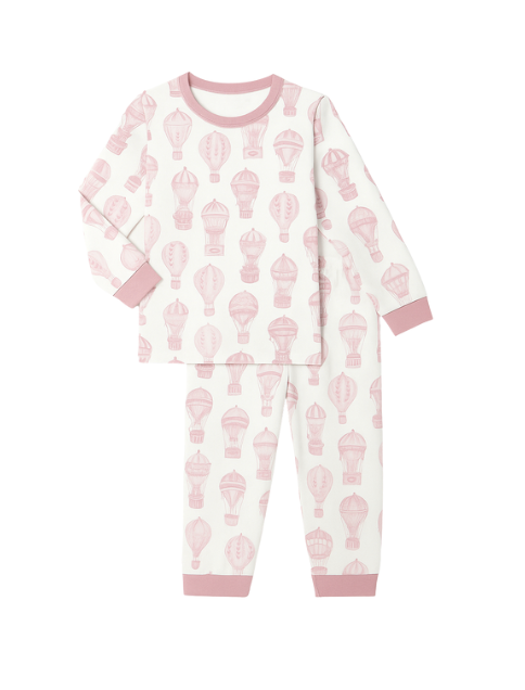 Little Explorer | Long Pajamas (Pink)