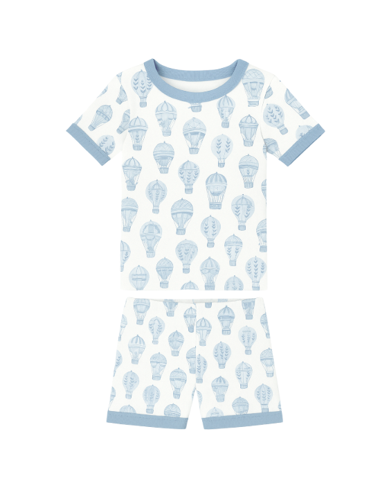 Little Explorer | Short Pajamas (Blue)