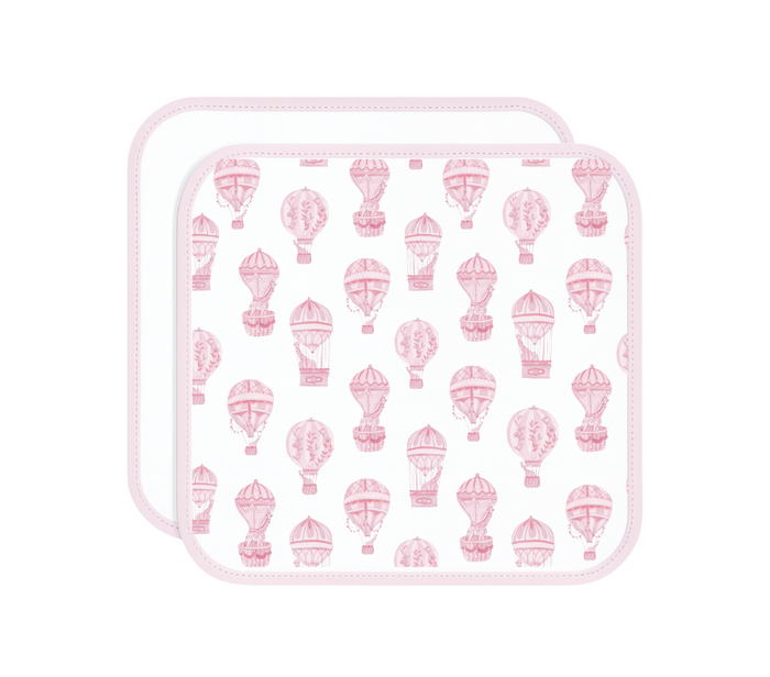 Little Explorer | Pink Receiving Blanket