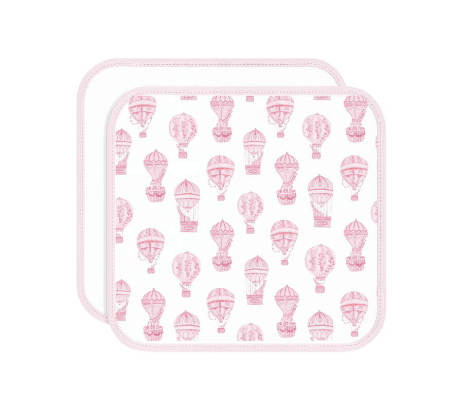 Little Explorer | Pink Receiving Blanket
