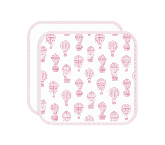 Little Explorer | Pink Receiving Blanket