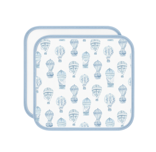 Little Explorer | Blue Receiving Blanket
