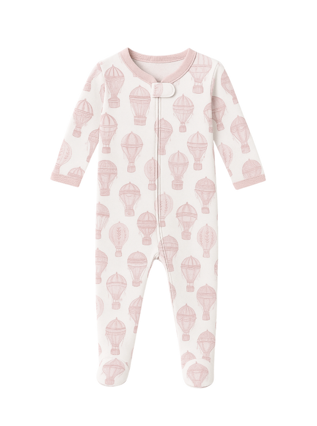 Little Explorer | Footie (Pink)