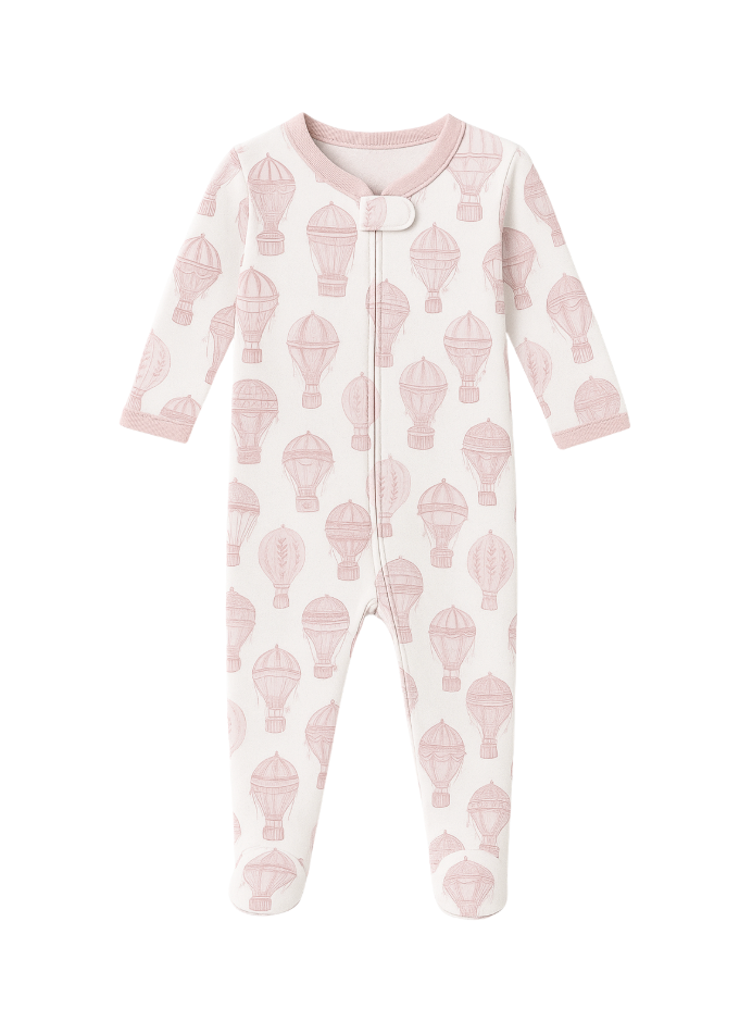 Little Explorer | Footie (Pink)
