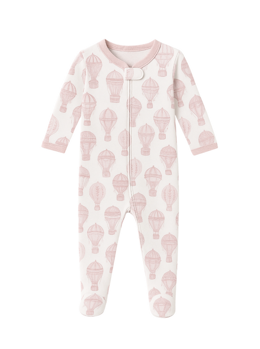 Little Explorer | Footie (Pink)