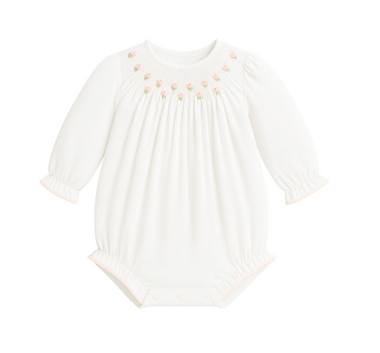 Tiny Trellis | Long Sleeve Bubble