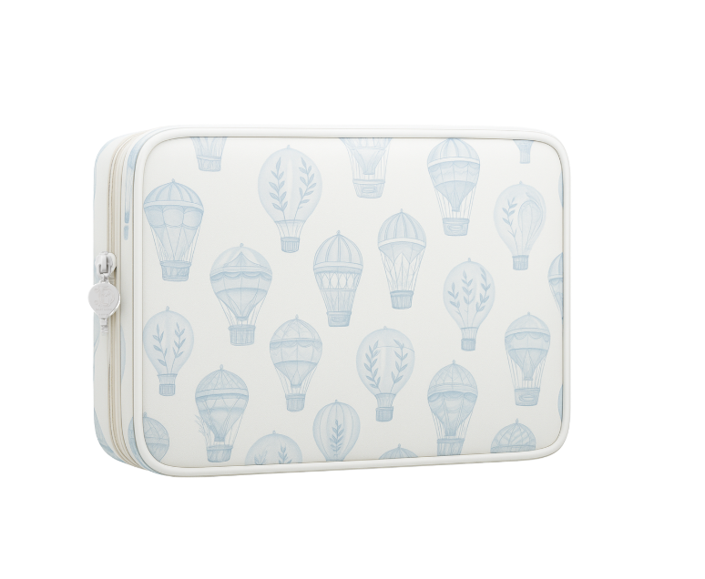 Little Explorer | Large Cosmetic Pouch (Blue)
