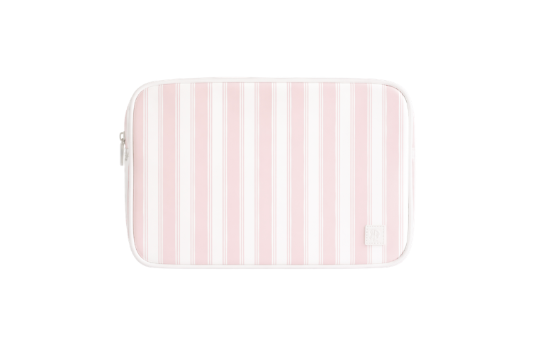 Pink Stripe | Large Cosmetic Pouch