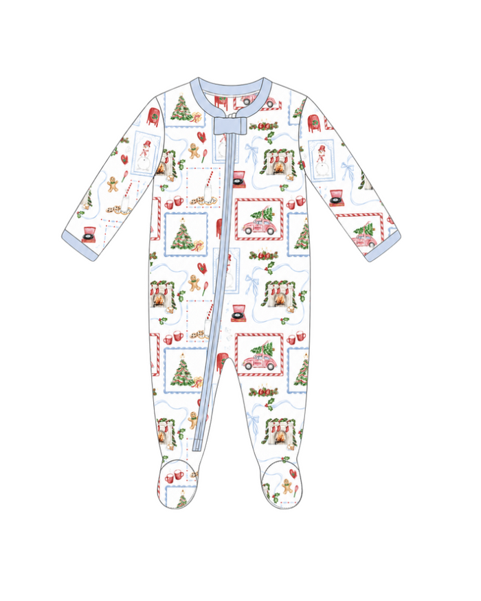 Christmas Keepsakes | Footie (Blue) (Pre-Order)