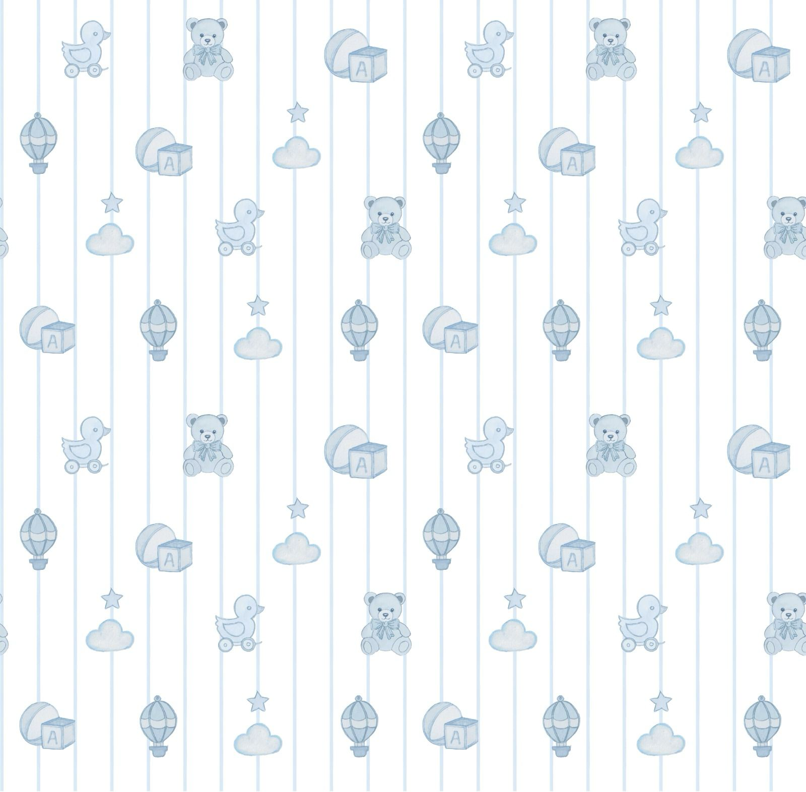 Toybox Tales | Digital Print (Blue)