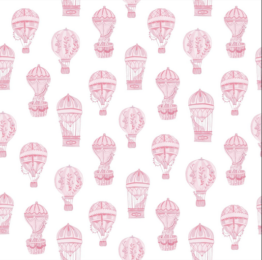 Little Explorer | Pink Crib Sheet