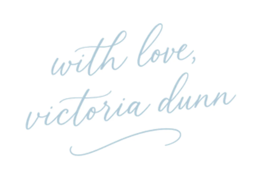 with love, victoria dunn