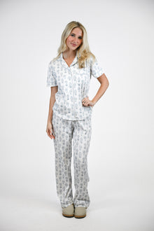 Little Explorer | SS Long Pajama Set (Blue Women's) thumbnail 3